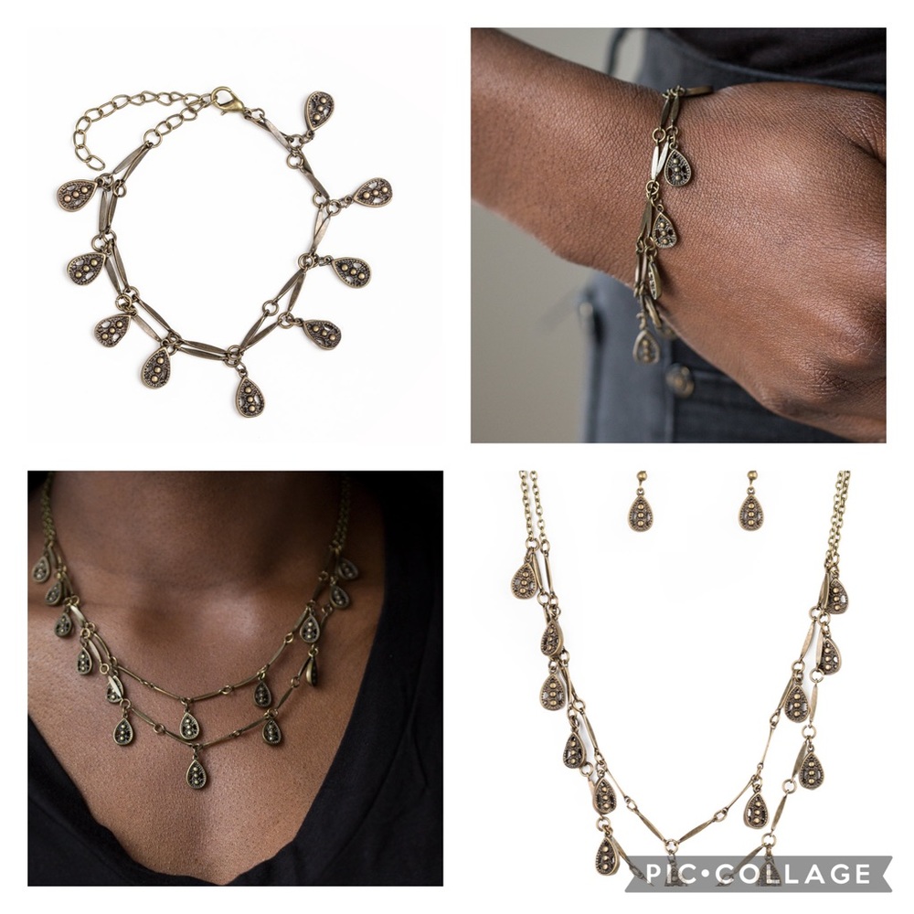 Necklace and bracelet set